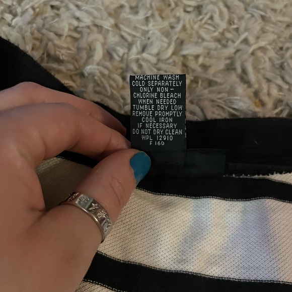 Black and white Jacque & Koko Together plus size button up shirt - Picture 5 of 8